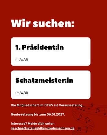 Deutscher Tonkünstlerverband sucht neue Vorstandsmitglieder